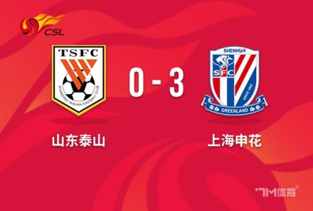 中超-申花3-0力克泰山，后防低迷成隱患