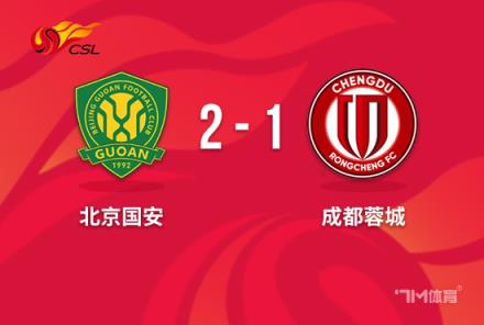 中超-國安2-1蓉城取4連勝升第2李可破門未吃牌