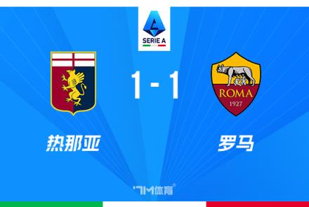 意甲-羅馬1-1戰(zhàn)平熱那亞 多夫比克首秀破門(mén)