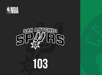 文班貢獻(xiàn)17+13，塔圖姆32+14，波津29+6，馬刺負(fù)于綠軍