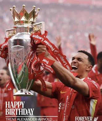 利物浦官方祝福阿諾德生日快樂，球迷：這比三連敗更糟糕