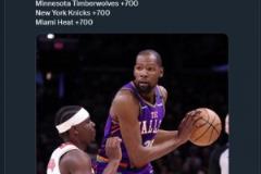 難道說？美媒曬杜蘭特下家賠率，火箭大幅度領(lǐng)跑！