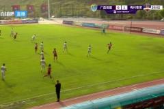 廣西恒宸1-1扳平比分！郭梓承門前包抄破門